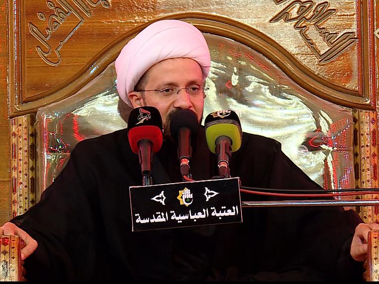 محاضرة الشيخ عبد الصاحب الطائي في الصحن العباسي الشريف 19 رمضان 1439هـ